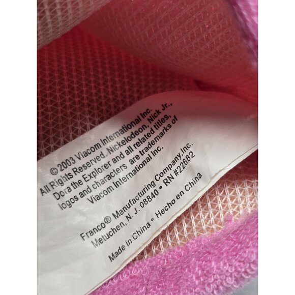 2003  Dora The Explorer Plush Wash Cloth Mitten Terry Cloth Material - Picture 10 of 15